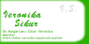veronika sikur business card